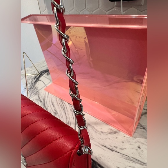 BADGLEY MISCHKA red handbag - Picture 14 of 14